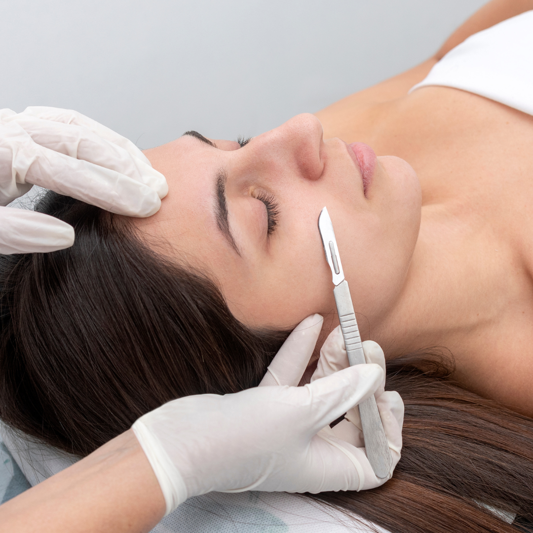 Untitled design Woman Receiving Hydro Facial Service